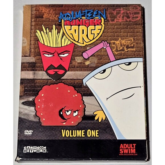 Aqua Teen Hunger Force Volume One 1 DVD Adult Swim Cartoon Network VTG 2003 EUC - Picture 3 of 11
